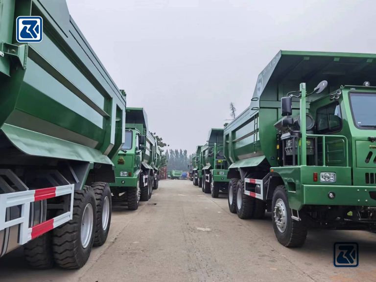 HOWO dump trucks ready for operation - HOWO Special Truck Ltd